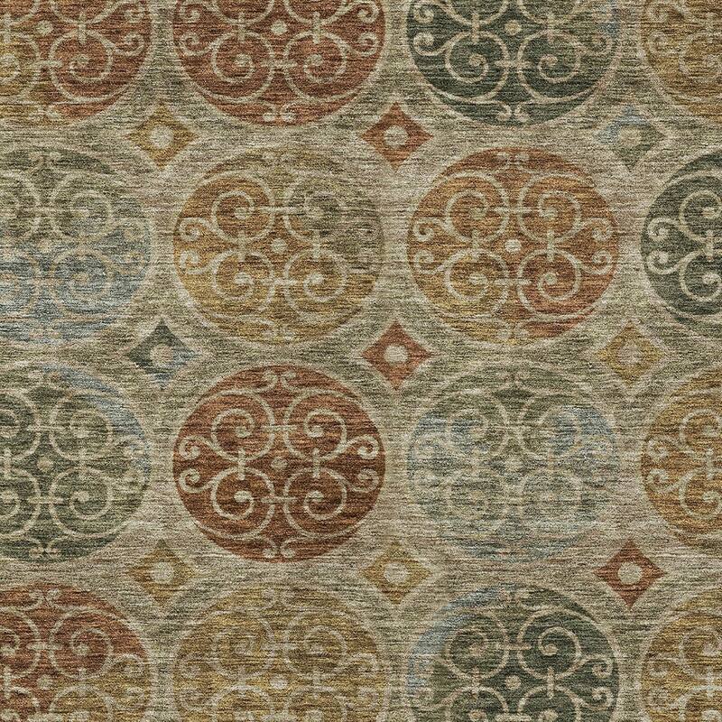 HomeRoots Trellis Transitional Rectangle Outdoor Rug