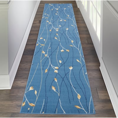Nourison Grafix Floral Botanical Transitional Area Rug