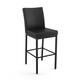 Option Black Faux Leather / Black Metal