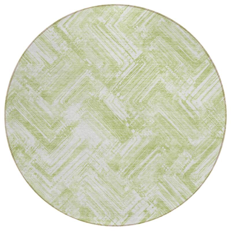 HomeRoots Geometric Transitional Rectangle Outdoor Rug