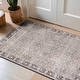 preview thumbnail 61 of 76, Vintage Washable Rug – Low Pile with Subtle Pattern, Perfect for Neutral Spaces in Living Room, Entryway, or Bedroom 2' x 3' - Gray