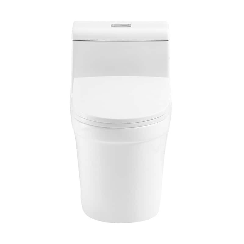 Alessio One-Piece Elongated Toilet Vortex Dual-Flush 1.1/1.6 Gpf - 28.75" x 16.15" 26.4" - 28.75" x 16.15" 26.4" - White