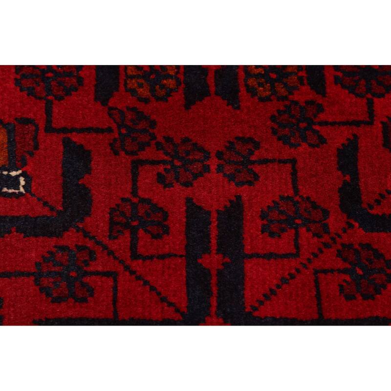 ECARPETGALLERY Hand-knotted Finest Khal Mohammadi Red Wool Rug - 5'0 x 6'8