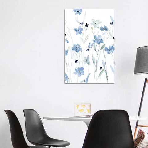 iCanvas "Indigo Garden Party II" by Sally Swatland Canvas Print