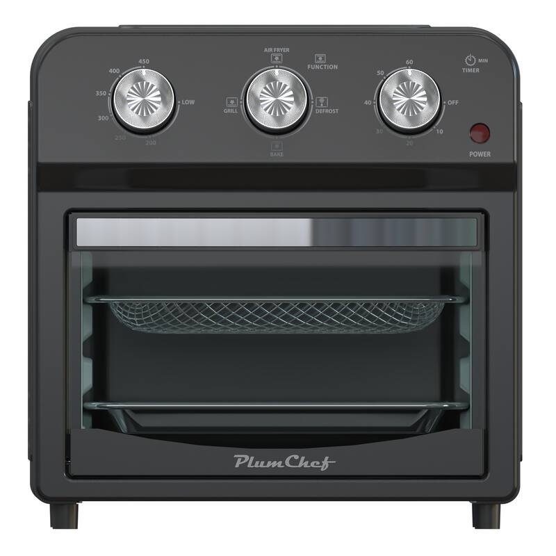 12.5 Quart 7-in-1 Multifunction Stainless Steel Air Fryer Convection Toaster Oven, 1500W