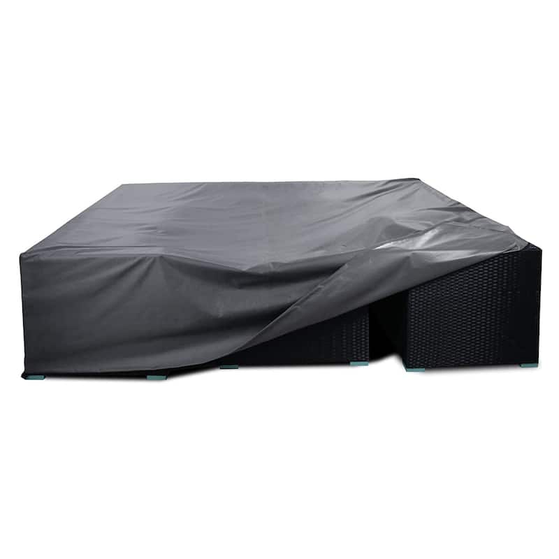 Patio Furniture Covers Outdoor Sectional Furniture Covers - 126"x64"x28" - Grey