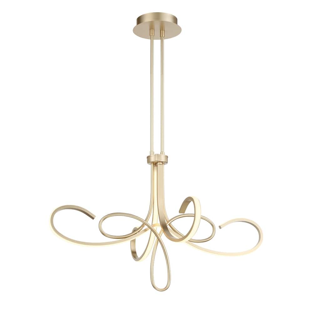 George Kovacs Astor Soft Gold Finish LED Chandelier