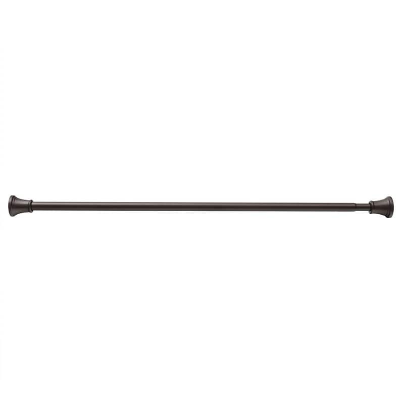 Utopia Alley Adjustable 72-Inch Rust-Proof Aluminum Shower Curtain Tension Rod - Included PEVA Shower liner and shower hooks