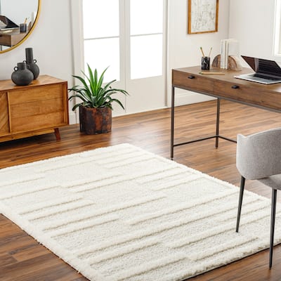 Artistic Weavers Rodos Modern Stripe Plush Area Rug