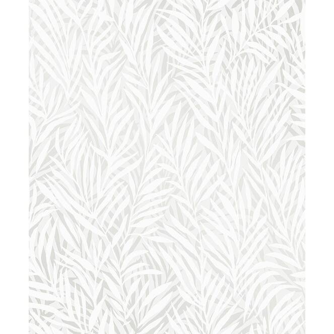 Advantage Holzer White Fern Wallpaper - White