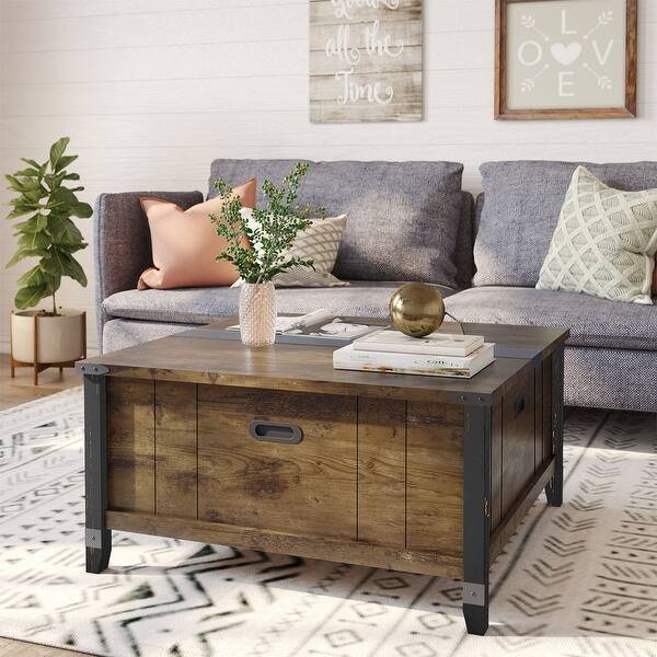 Farmhouse Lift Top Square Coffee Table with Storage Bed Bath & Beyond