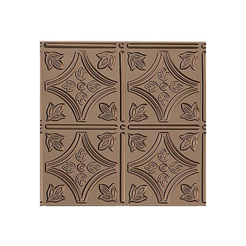 FASÄDE Traditional 1 4-foot x 8-foot PVC Wall Panel in Argent Bronze - Sample