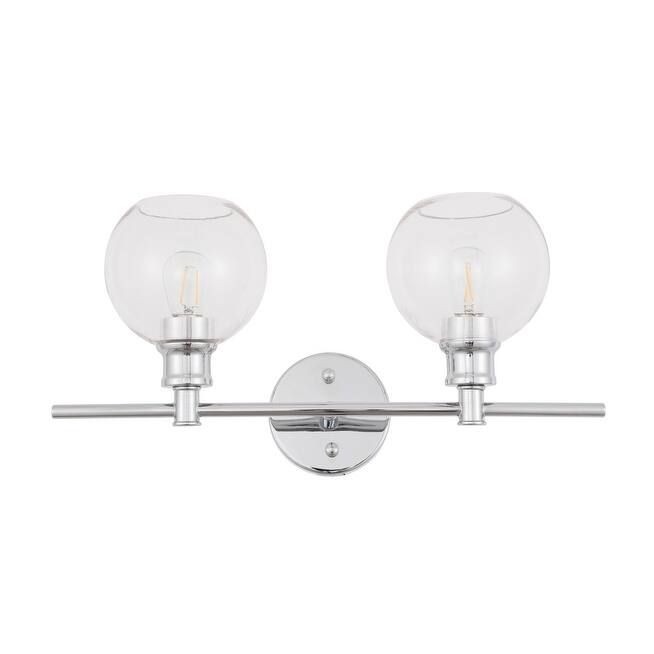 Collins 2-light Wall Sconce - 19.1/9.8