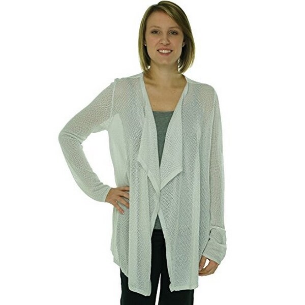 calvin klein white cardigan