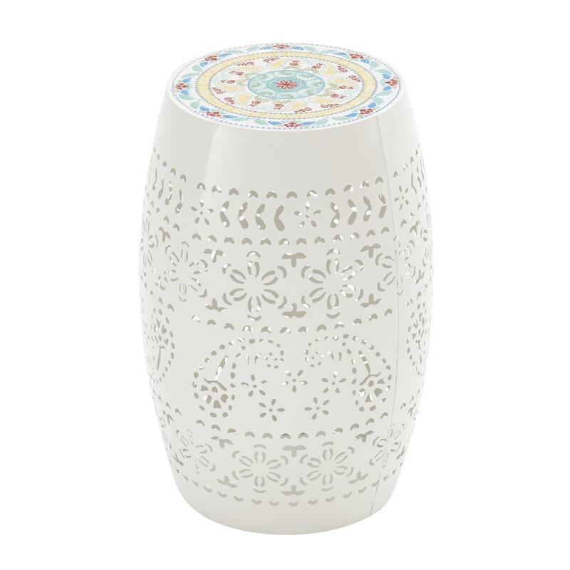 12" Metal Side Table