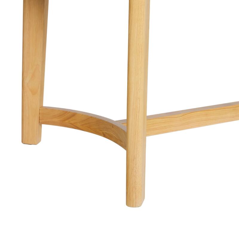 Middlebrook Rustic Solid Oak Wood 70-inch Rectangle Dining Table