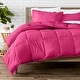 preview thumbnail 54 of 92, Bare Home Hypoallergenic Down Alternative Comforter Set Full - Pink