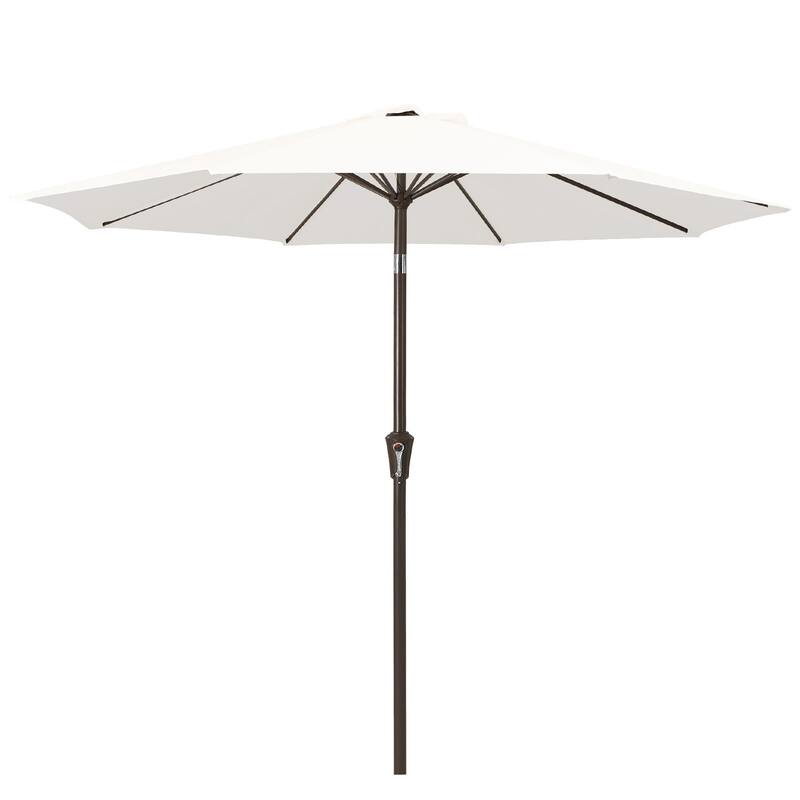 10ft Patio Market Umbrella with Crank & Tilt,UV-Risistant