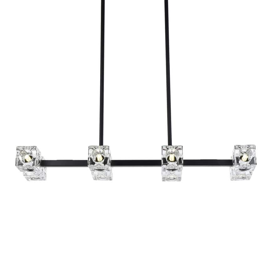 Elegant Lighting LD920D30 Lyra 8 Light 30" Wide Linear Pendant