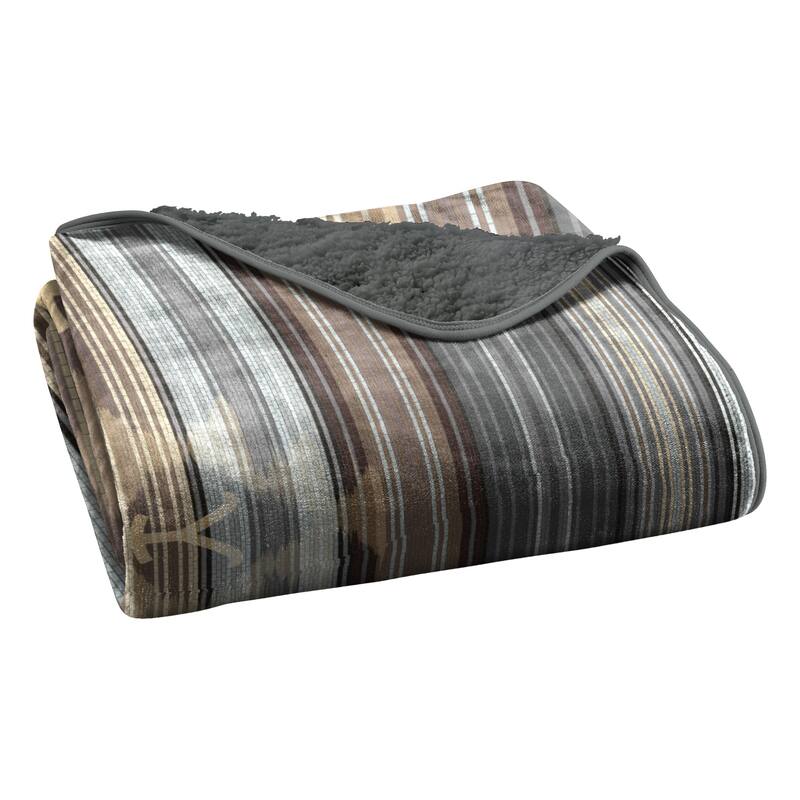 Paramount Yellowstone Western Ombre Silk Touch Sherpa Throw Blanket
