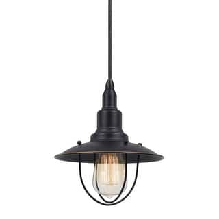 Modern Pendant Light 8 Inch Dark Bronze Metal - Stylish Ceiling Light Fixture - 9