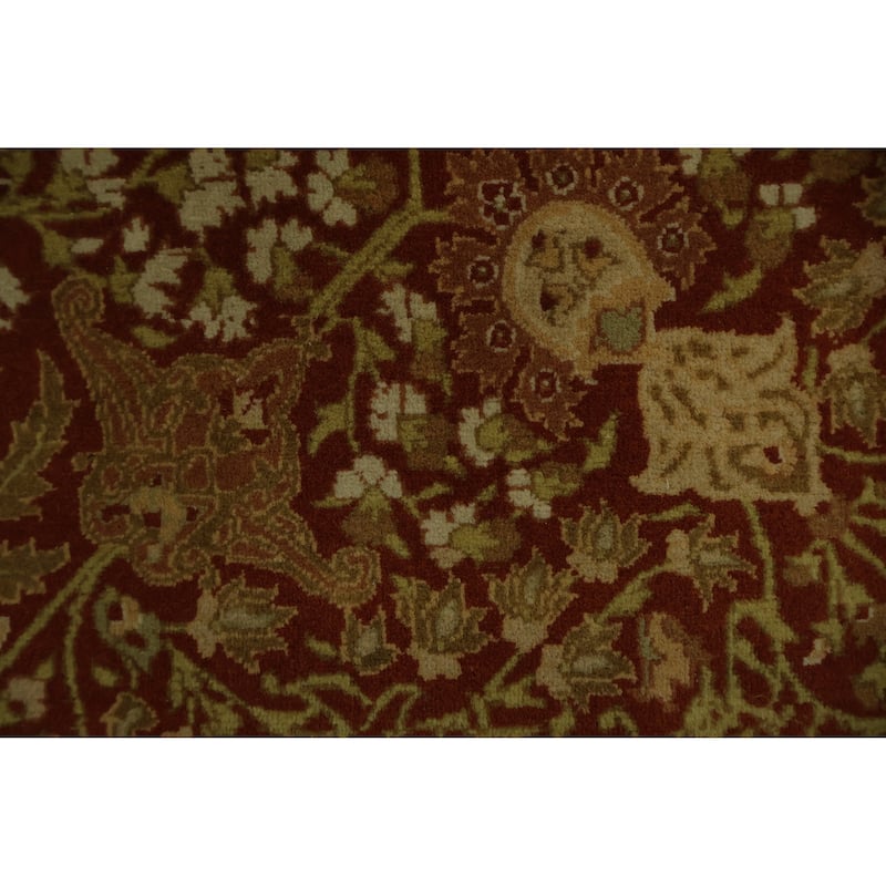Hand Knotted Oriental 100% Wool Carpet Traditional Floral Oranges & Rust Ziegler Area Rug - 6' 0'' X 6' 1''