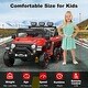 preview thumbnail 25 of 29, Ride on Car with 6 EVA Wheels&4WD, 24V Battery Powered Electric Car for Ages 3-6 Kids
