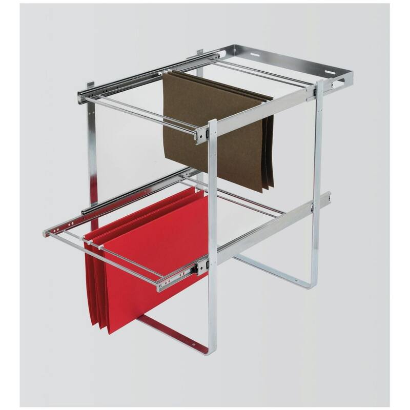 Rev-A-Shelf RAS-FD Series Pull Out 2 Tier File Organizer System for 15