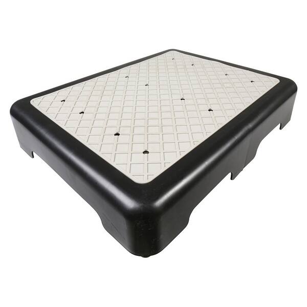 Support Plus 3.5" Non-Slip Riser Step – Indoor/Outdoor, All-Weather Top & Feet, Holds Up To 400 Lbs