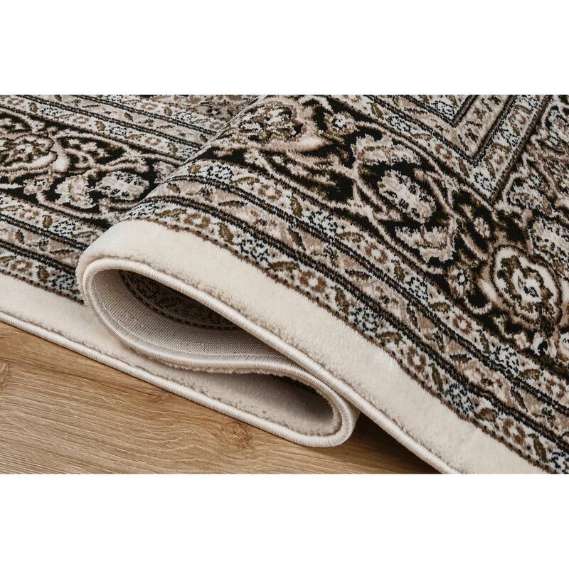 Master Collection Border Transitional Area Rug
