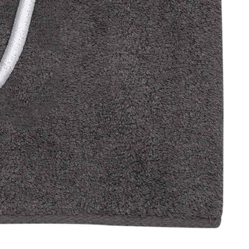 Avanti Linens Granite/Silver Script Monogram Bath Towel Letter I - Bath Towel