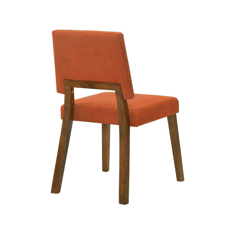 Channell Mid-Century Modern Upholstered Wood Dining Chairs - Set of 2/4/6