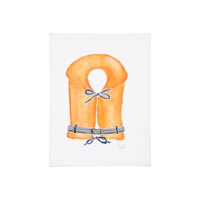 Lifejacket II (20 x 26) Canvas Art Print