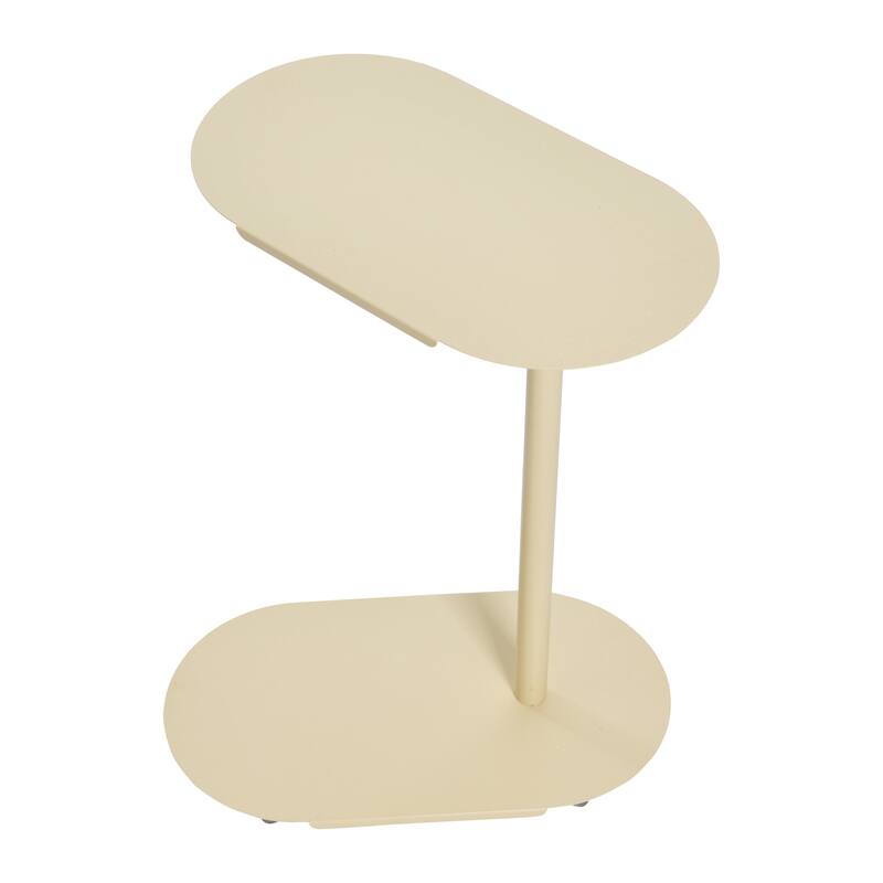 Modern Adjustable C-Shaped End Table - 20.0"L x 11.0"W x 32.0"H