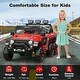 preview thumbnail 5 of 24, Ride on Car with 6 EVA Wheels&4WD, 24V Battery Powered Electric Car for Ages 3-6 Kids