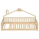 preview thumbnail 43 of 41, Simple wooden floor bed with guard rails