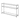 Convenience Concepts Royal Crest 3 Tier Glass Console Table