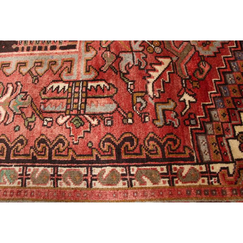 ECARPETGALLERY Hand-knotted Sarabi Red Wool Rug - 7'10 x 10'10