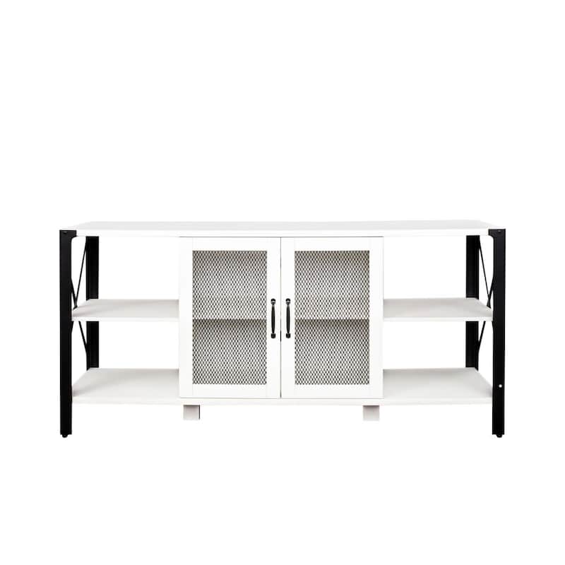 Modern Horizontal Wood TV Stands for Living Room