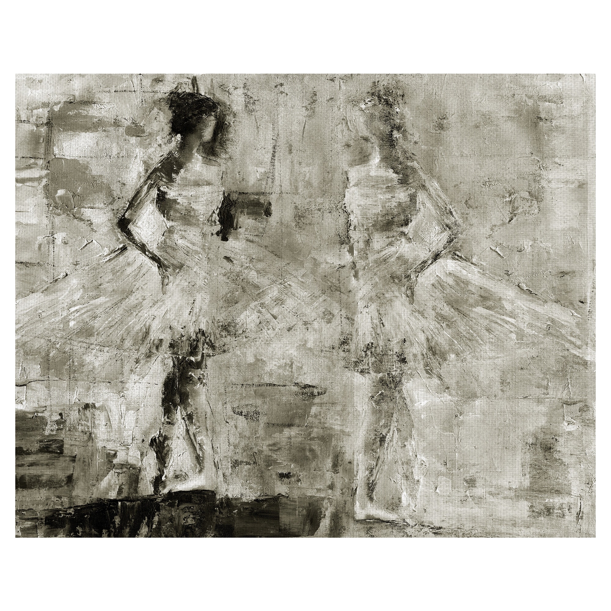 Silver Pair by Cliff Warner Canvas Art Print