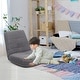 preview thumbnail 5 of 9, Folding Padded Floor Chair with with Adjustable Backrest for Lounge Meditation or Gaming