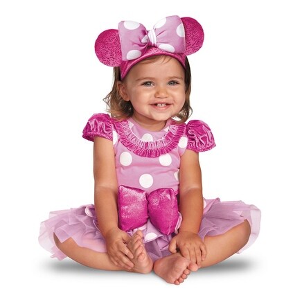 Shop Pink Minnie Mouse Girls Disney Infant Costume Ships To Canada Overstock 14673327