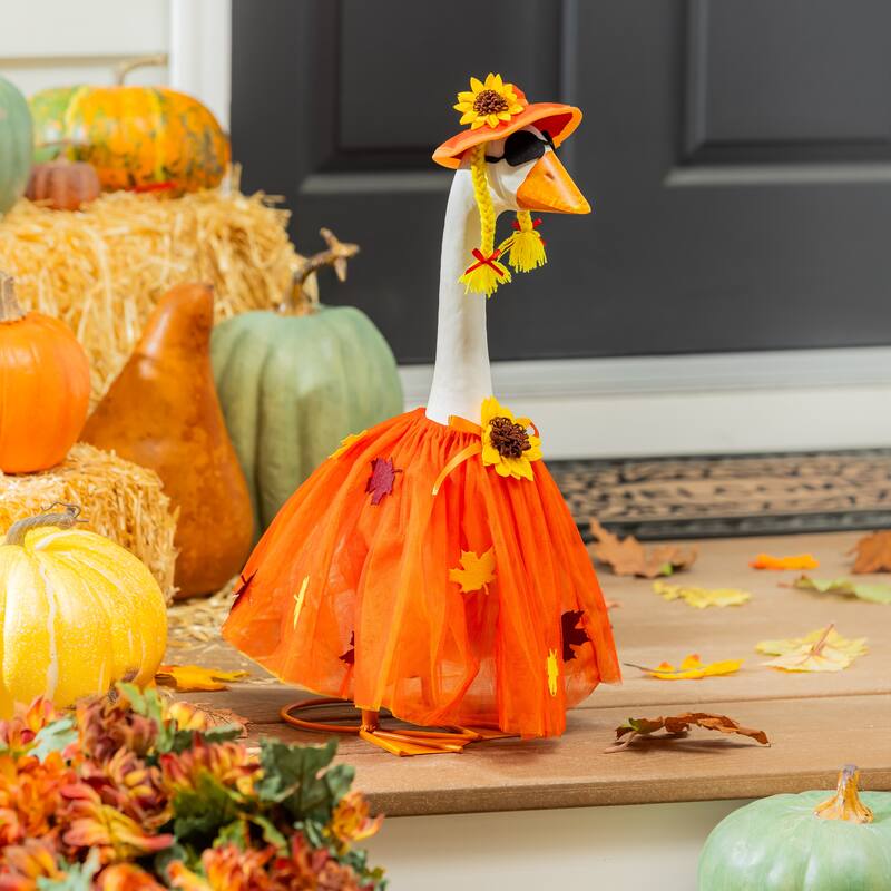 Porch Goose Outfit for Garden Statue