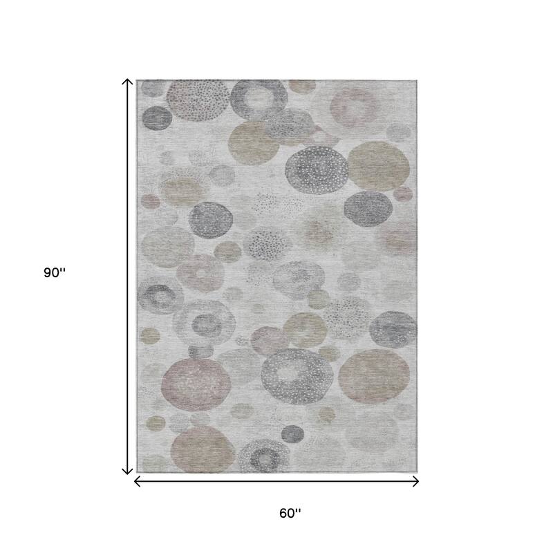 HomeRoots Geometric Transitional Rectangle Outdoor Rug