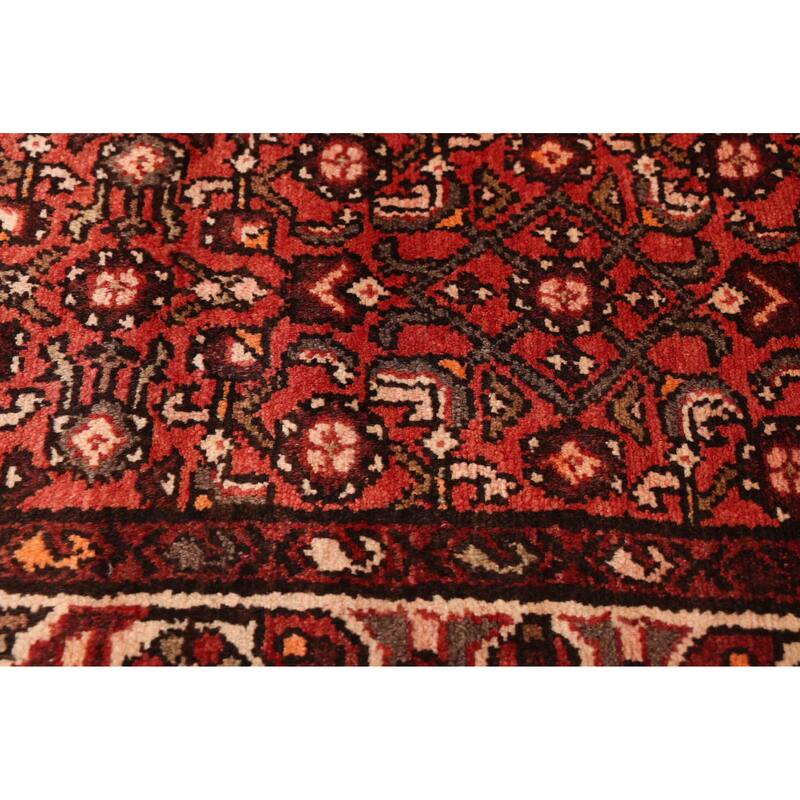 ECARPETGALLERY Hand-knotted Andelz Red Wool Rug - 3'4 x 10'1