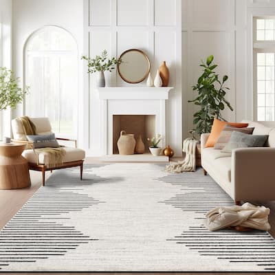Bohemian Stripe Area Rug