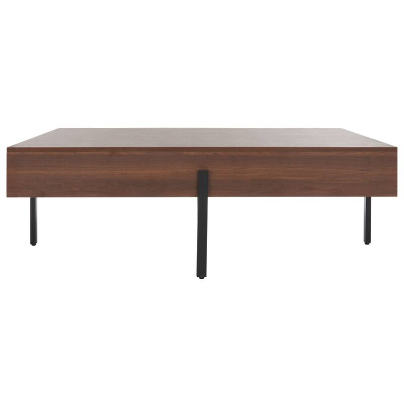 SAFAVIEH Tawnee Coffee Table - 47" W x 30" D x 16" H - 47Wx30Dx16H - Walnut