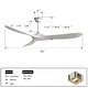preview thumbnail 66 of 72, Sofucor 52''/60" Large Ceiling Fan without Lights, Remote Control and Reversible Motor Included, Smart Optinal