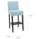 preview thumbnail 7 of 11, Lopez 26-inch Fabric Counter Stool (Set of 2) by Christopher Knight Home - 26"