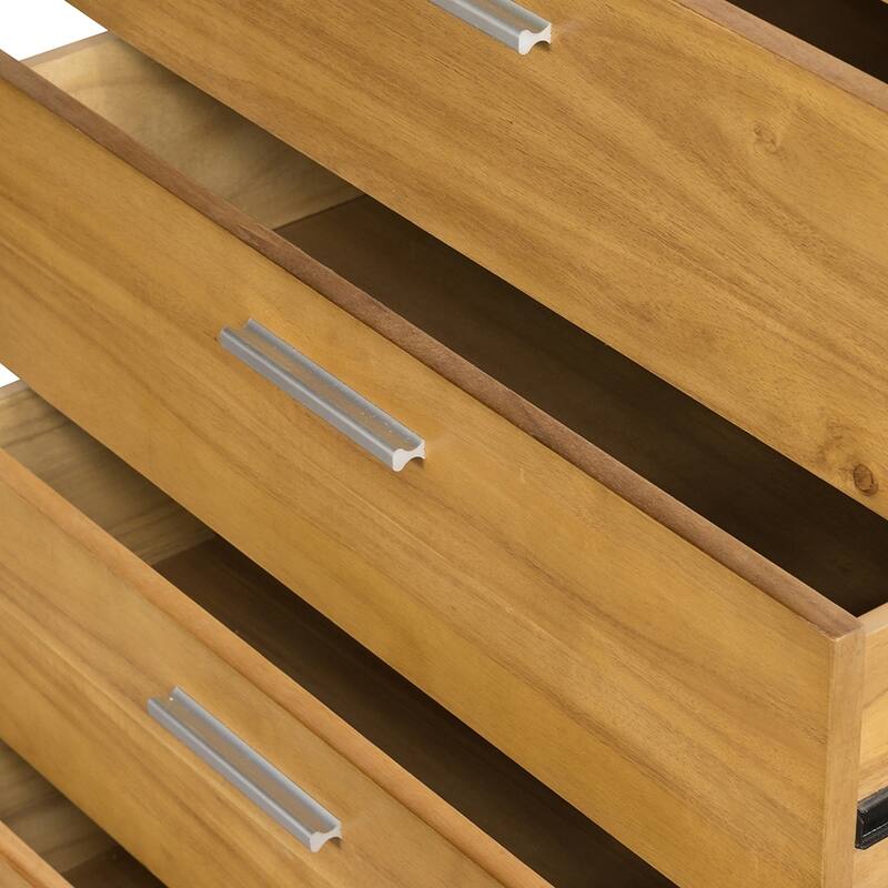 Compact 5-Drawer Dresser, Perfect Bedroom Storage Solution with Organizer Features